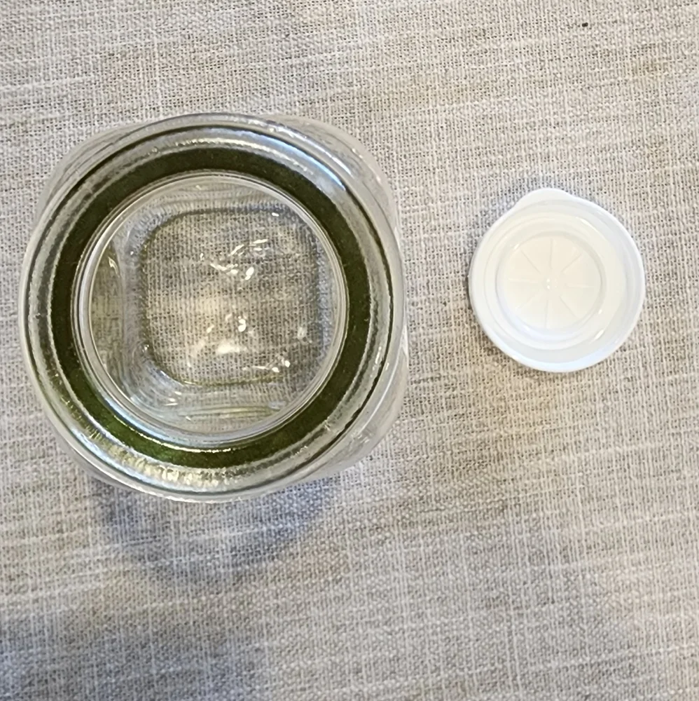 New Stanpac Clear Glass Liquid Milk Jar Container Decanter 16 ounces